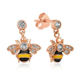 Silver Bee Earring